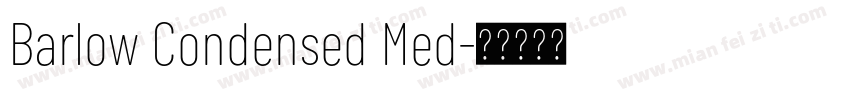 Barlow Condensed Med字体转换